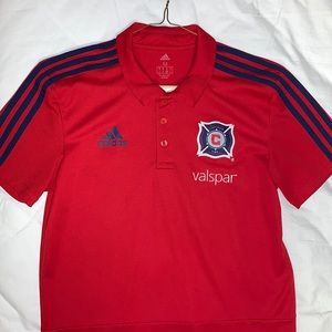 Adidas Climalite Chicago Fire Soccer Polo